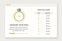 Alternative step 3: Online ring sizer