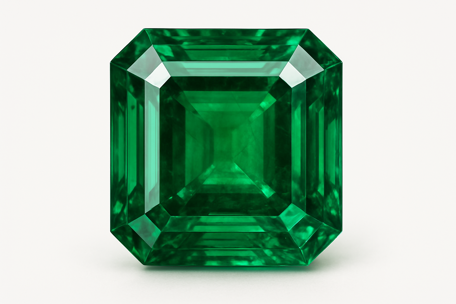 realistic emerald gemstone